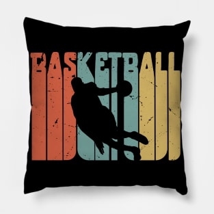 Vintage Retro Basketball / basketball lover / basketball fan / basketball gift idea / basketball present Pillow