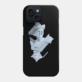 Glitched Vaporwave Statue #3 Phone Case