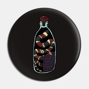 Nora's Poisonous Snake in a Bottle Pin