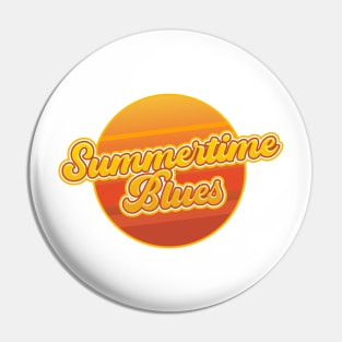 Summertime BLues GOLDEN Pin