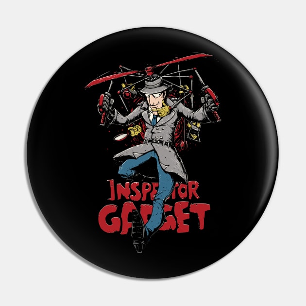 Inspector Gadget Pin by Bodya