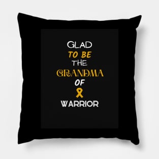 Childhood cancer awareness day tshirt Pillow