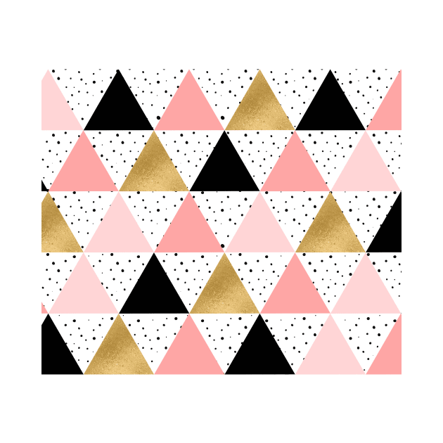 Geometric serendipity - blush rose gold by RoseAesthetic