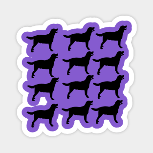 Crowd of Black Lab Designs Magnet