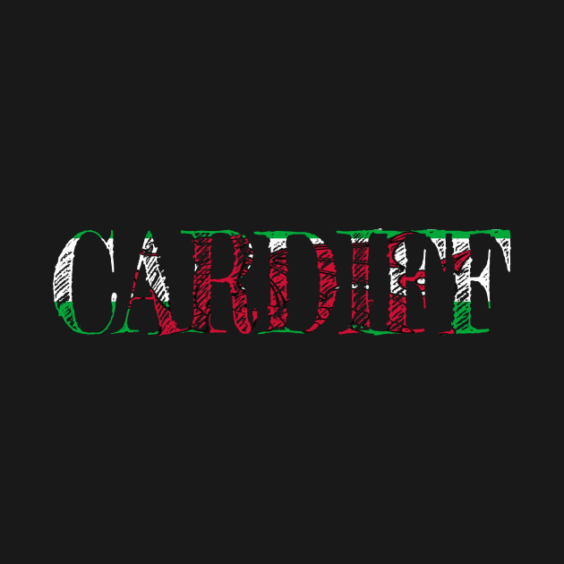 CARDIFF WELSH FLAG by MarniD9