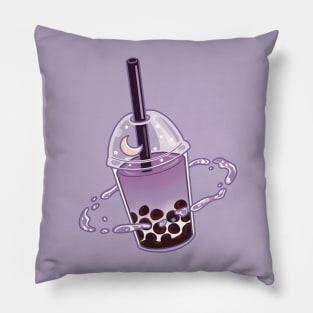 Taro Boba Milk Tea Space Pillow