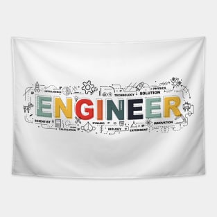 Funny Engineering , Engineering Gift Tapestry