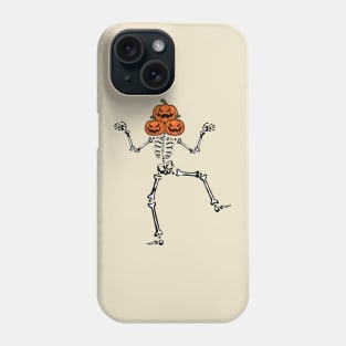 Skelleton Pumkin Dance Phone Case