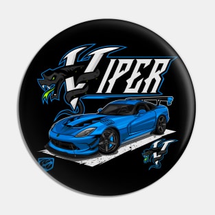 DODGE VIPER SRT 10 (BLUE) Pin