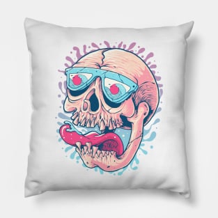 Skull Holiday Pillow