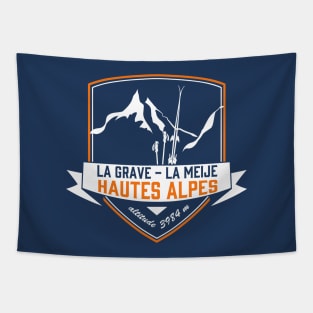 La Grave La Meije Hautes alpes leewarddesign Tapestry