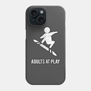 Snowboarding Adults at Play Phone Case