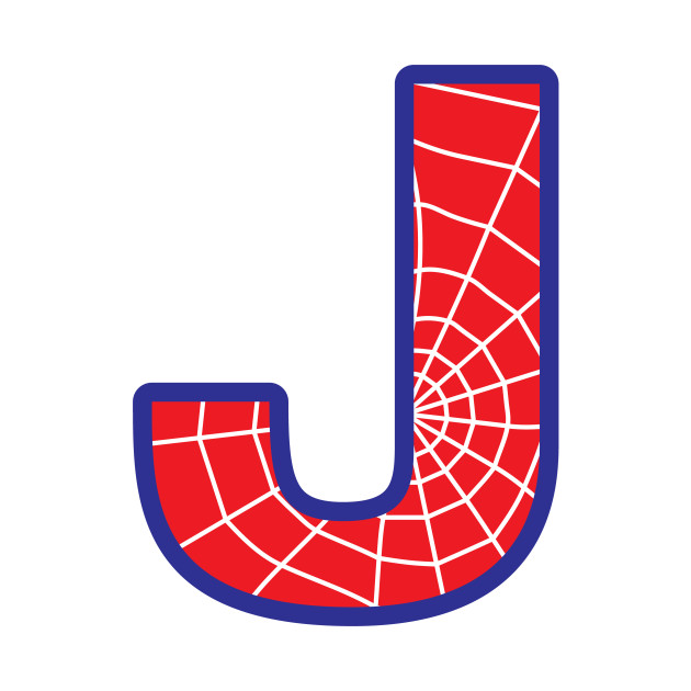 spiderman letter j letter tote teepublic