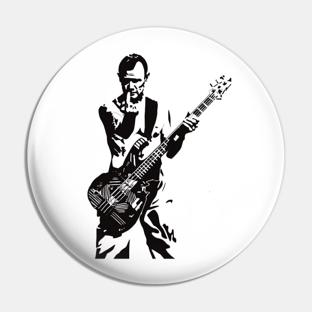 Flea / Red Hot Chili Peppers Pin by OFive