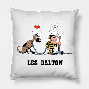 comic cowboys Pillow