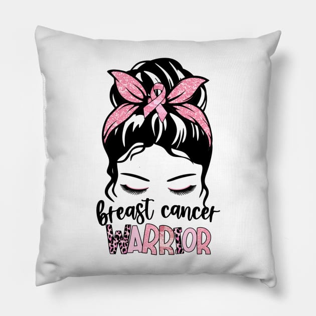 Breast cancer awareness Pillow by Anonic