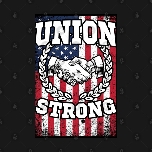 Union Strong by  The best hard hat stickers 