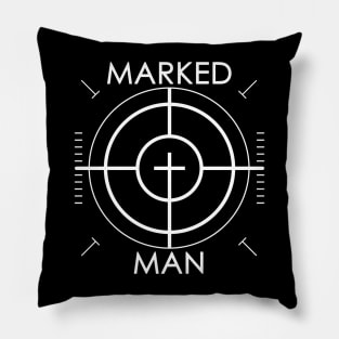 Marked Man Crosshairs Ephesians 1:13 Bible Verse Pillow