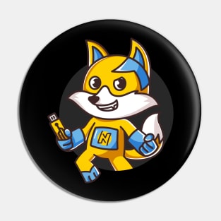 Nytelock Data Mascot - Motivational Pin