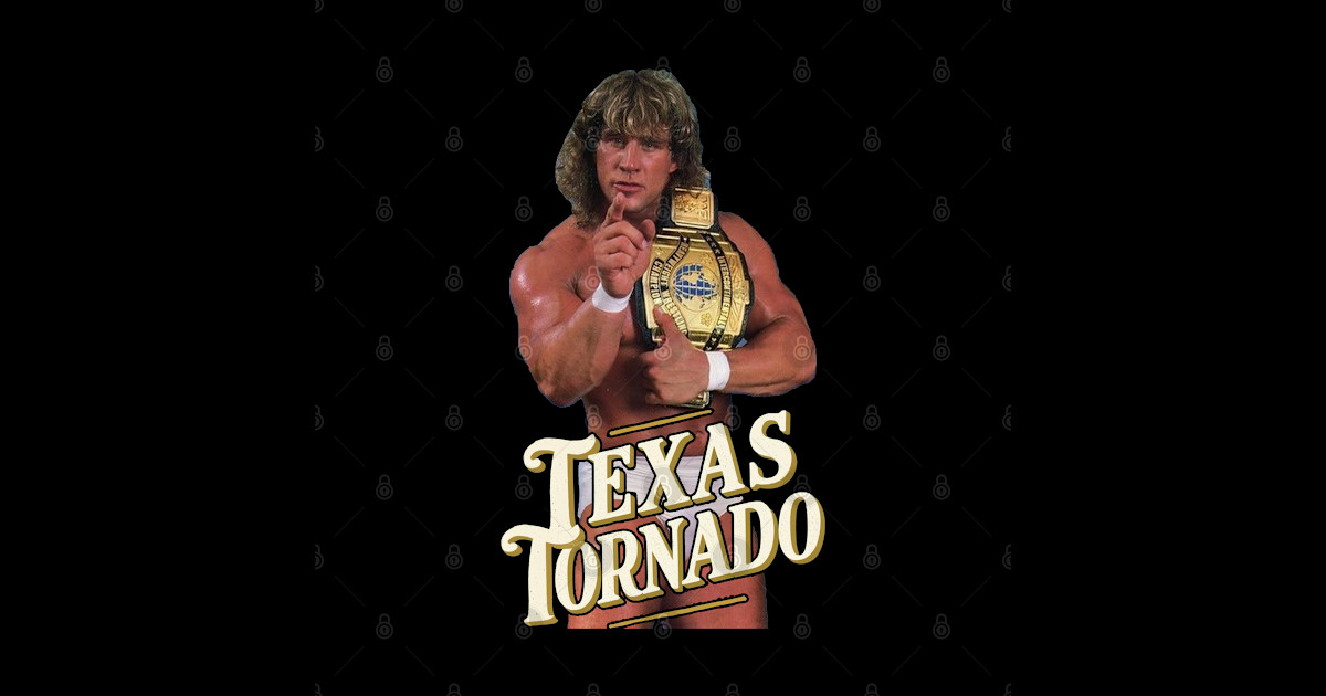 The Texas Tornado Kerry Von Erich - Kerry Von Erich - Sticker | TeePublic
