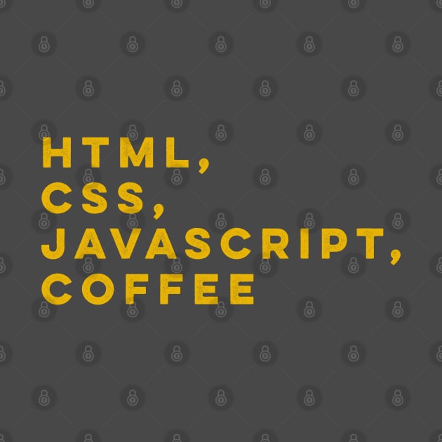 HTML css javascript coffee programmer by epoliveira