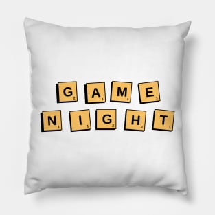 Scrabble Game Night Pillow