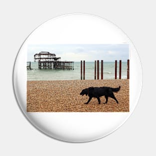 Brighton West Pier and Black Dog Pin