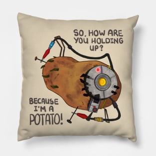 GLaDoS as a Potato (detailed) Pillow