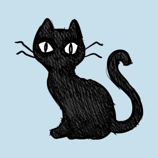 Adorable Black Cat T-Shirt