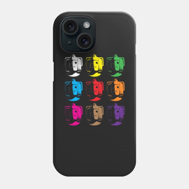 Cyberman pop art Phone Case by satansbrand