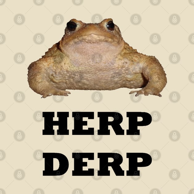 Herp Derp Cute Toad Vector by taiche