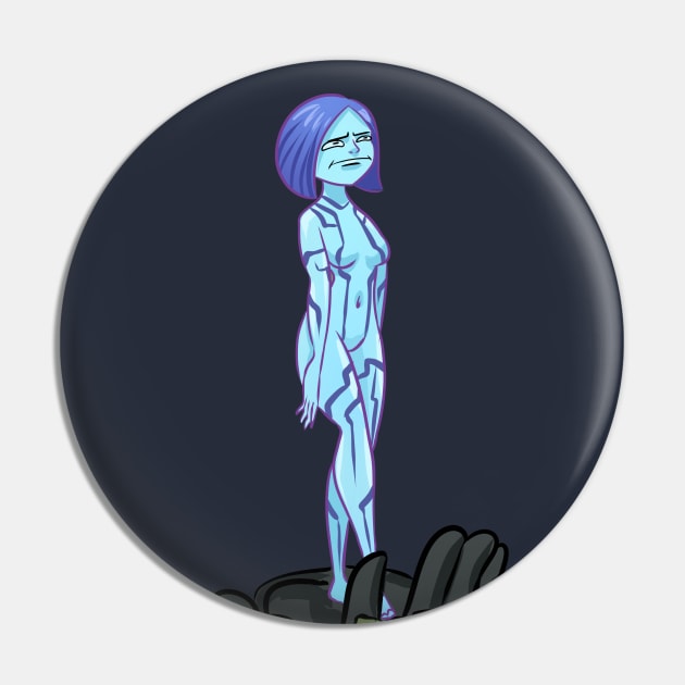Annoyed Cortana Pin by JXG