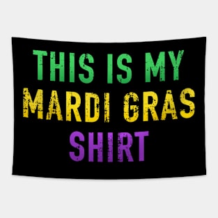 This is my Mardi Gras costume outfit for New Orleans Tapestry