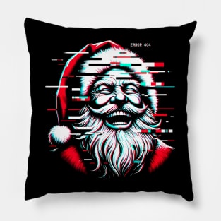 Glitchmas Santa Claus Vintage 19th Edition Shirt Pillow