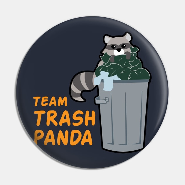 Team Trash Panda Pin by LittleBearArt