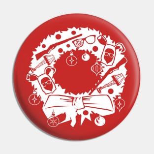 A Christmas Wreath Pin