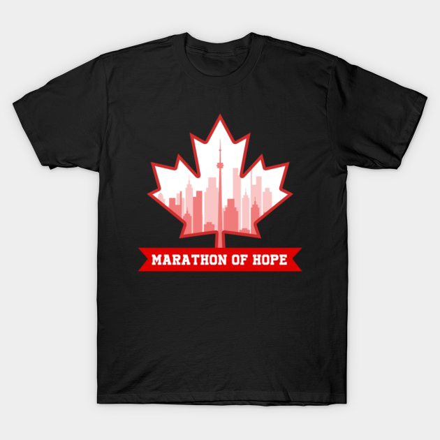 marathon of hope t shirt