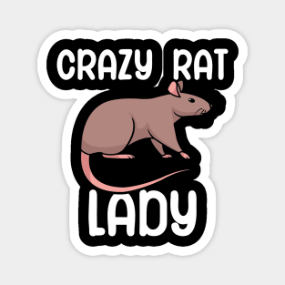 Crazy rat lady Magnet