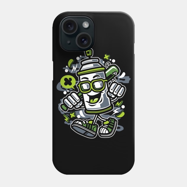 Street aerosol spray can Phone Case by Superfunky