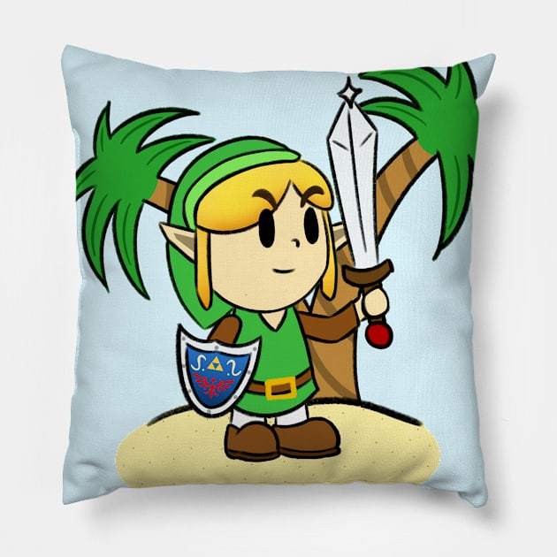 Fantasy elf Pillow by tastelesssandwiches