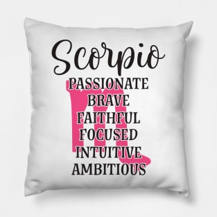 Scorpio Sign Pillow