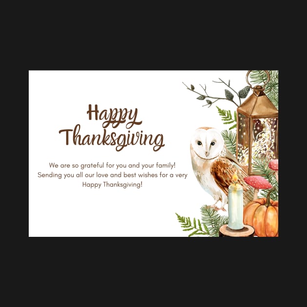 Happy Thanksgiving Card - 17 by LD-LailaDesign