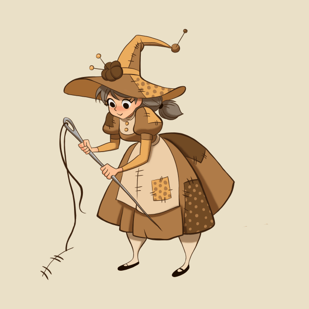 seamstress witch by melivillosa