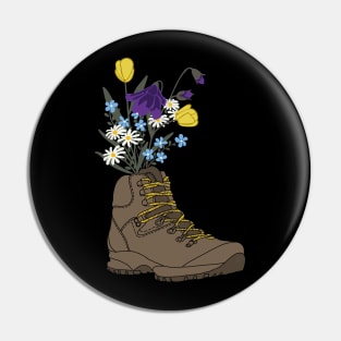 Backpacking Outdoor Wander Hiker Hiking Pin