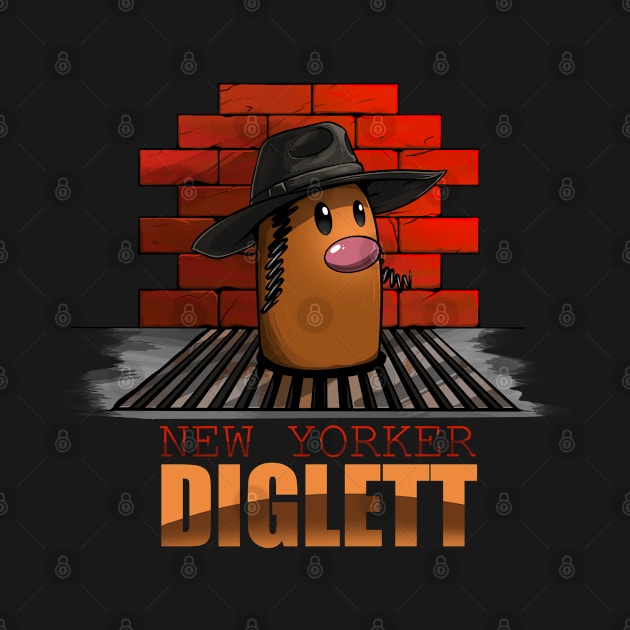 New YORKER DIGLETT by Meca-artwork