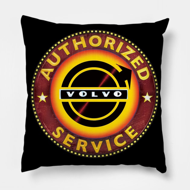 Authorized Service - Volvo Pillow by Midcenturydave