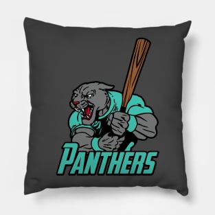 Panthers Baseball Logo Pillow