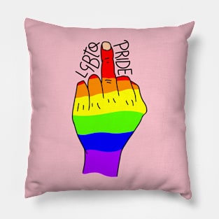 Lgbtq pride human Pillow