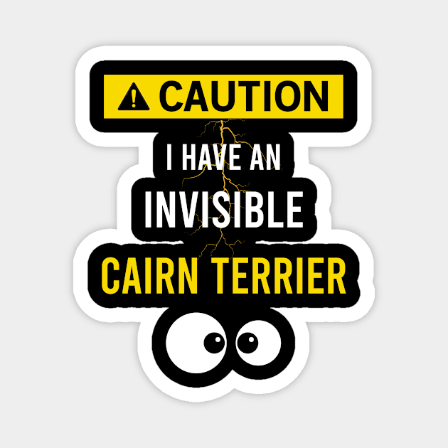 Invisible Cairn Terrier Magnet by flaskoverhand