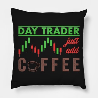 Stock Exchange Gift Day Trader Just Add Coffee Pillow